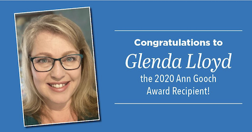 Congratulations Glenda!